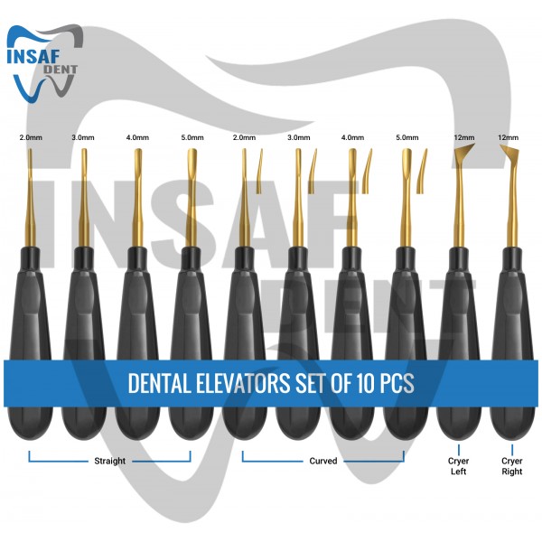 Dental Elevator Set of 10 PCS