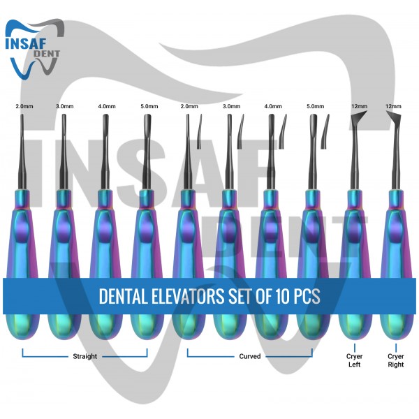 Dental Elevator Set of 10 PCS