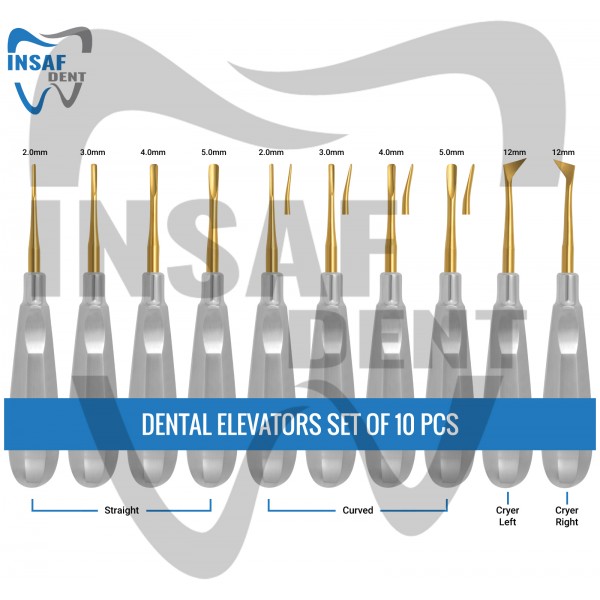 Dental Elevator Set of 10 PCS