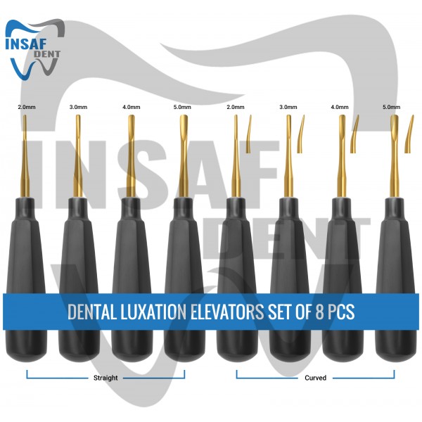 Dental Luxation Elevators Set of 8 PCS