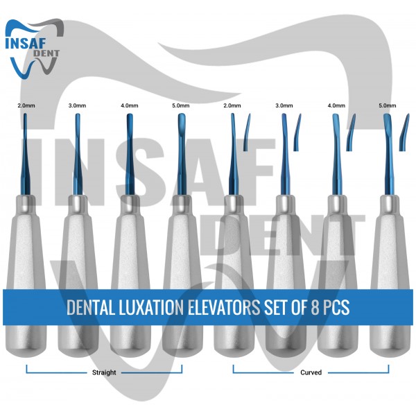 Dental Luxation Elevators Set of 8 PCS