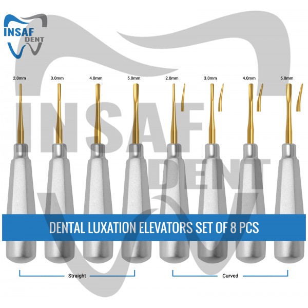 Dental Luxation Elevators Set of 8 PCS