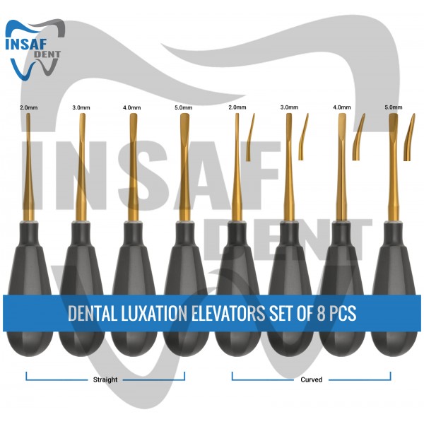 Dental Luxation Elevators Set of 8 PCS