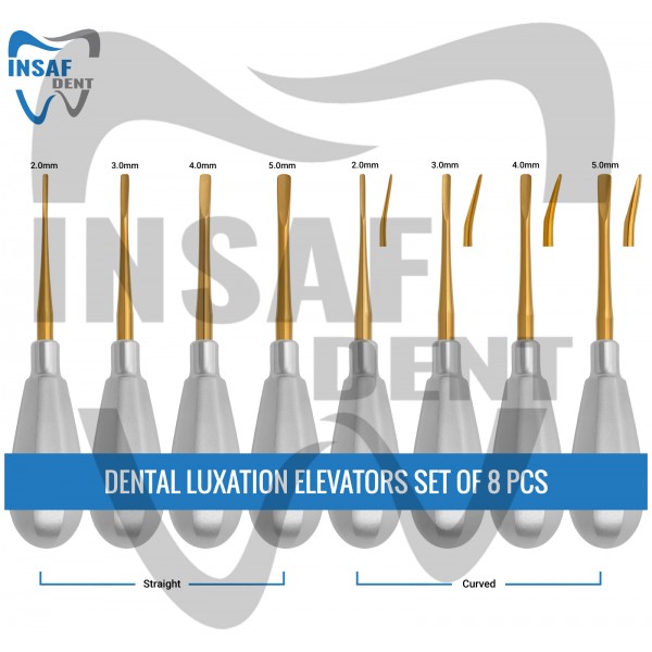 Dental Luxation Elevators Set of 8 Pcs