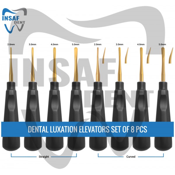 Dental Luxation Elevators Set of 8 PCS