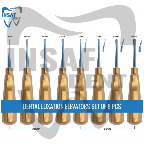 Dental Luxation Elevators Set of 8 PCS
