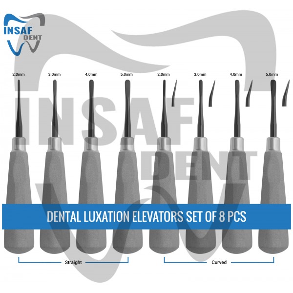 Dental Luxation Elevators Set of 8 Pcs