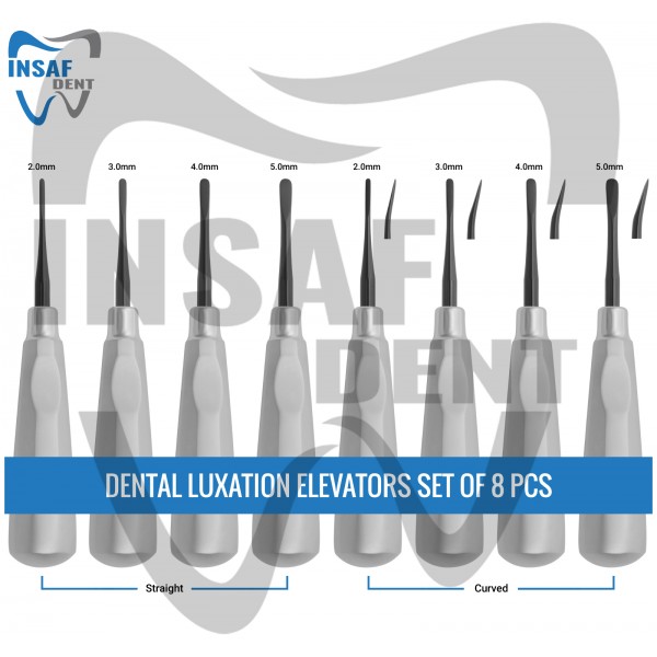 Dental Luxation Elevators Set of 8 Pcs