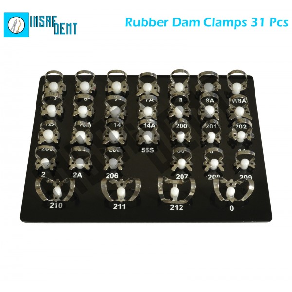 Rubber Dam Clamps 31 Pcs