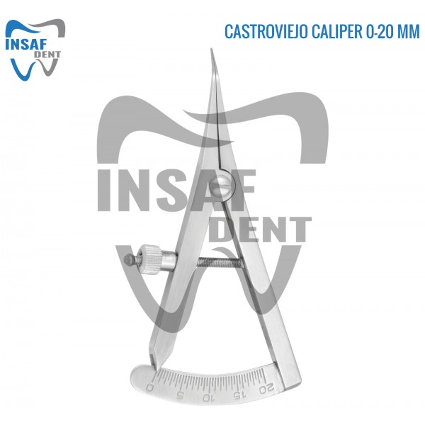 Castroviejo caliper 0-20 mm