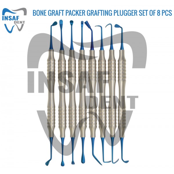 Bone Graft packer Grafting Plugger set of 8 pcs