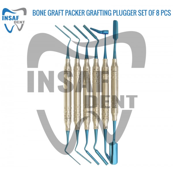 Bone Graft packer Grafting Plugger set of 8 pcs