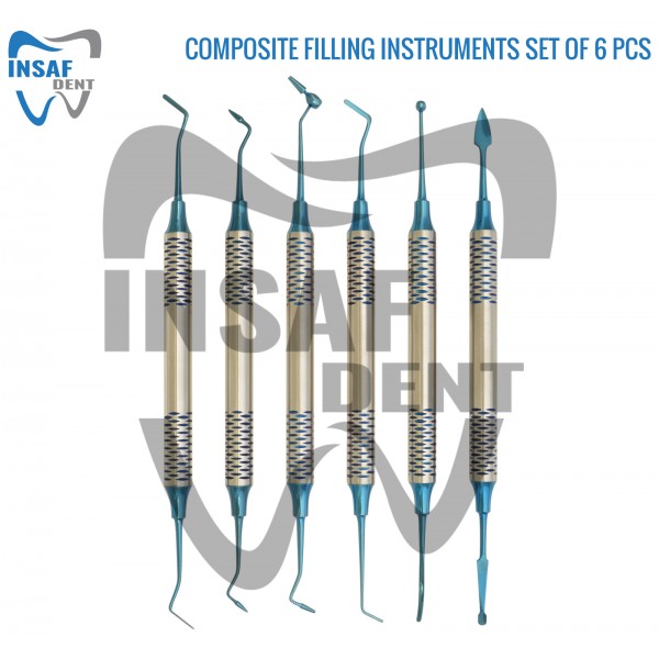 Composite Filling Instruments Set of 6 Pcs