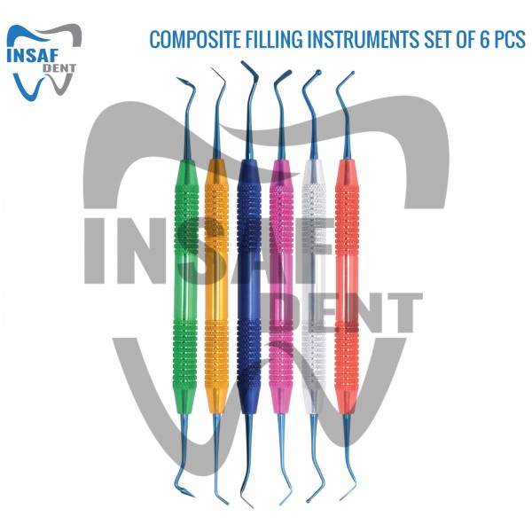 Composite Filling Instruments Set of 6 Pcs