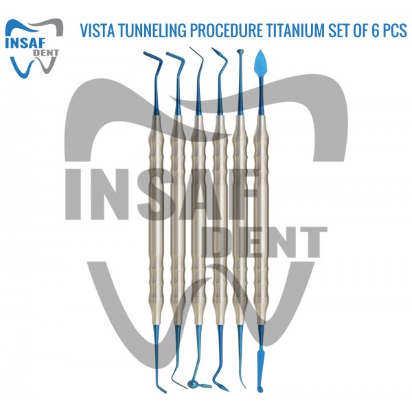 Vista Tunneling Procedure Titanium Set of 6 Pcs