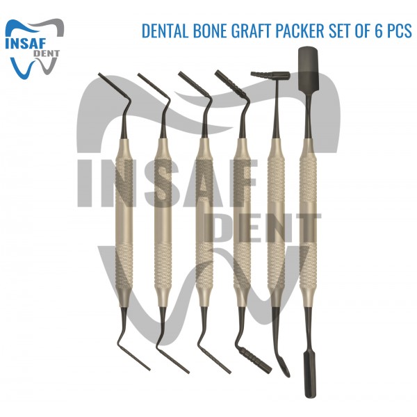 Dental Bone Graft Packer Set Of 6 Pcs