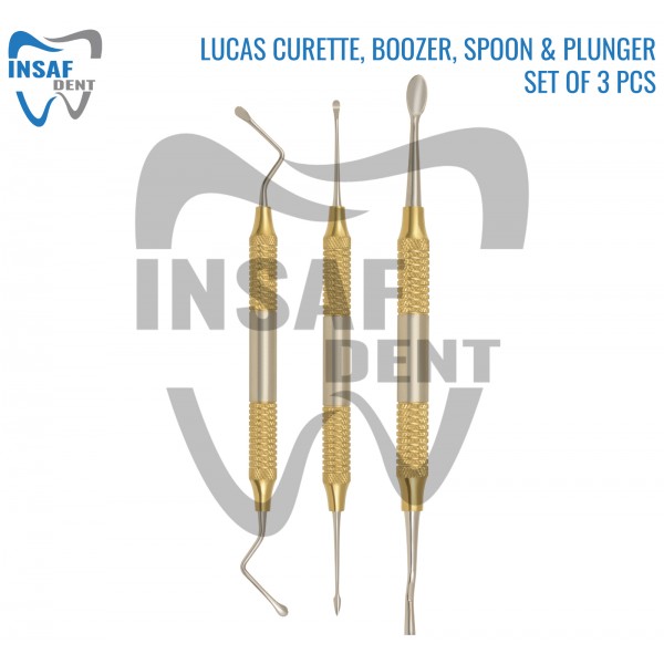 Lucas Curette, Boozer, Spoon & Plunger Set of 3 Pcs