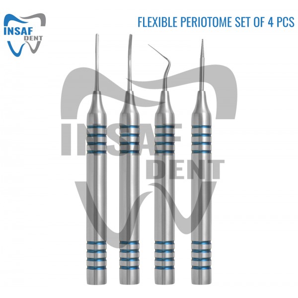 Flexible Periotome Set Of 4 Pcs