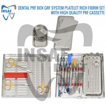 Dental PRF Box GRF System Platelet Rich Fibrin Set With High Quality PRF Cassette