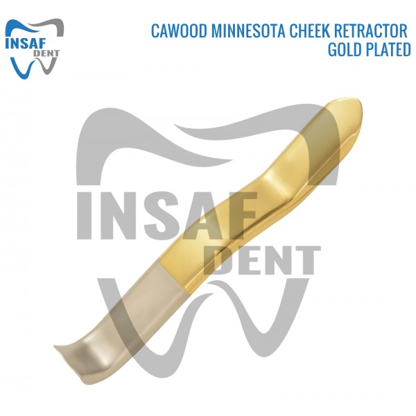 Cawood Minnesota Cheek Retractor  Gold Plated