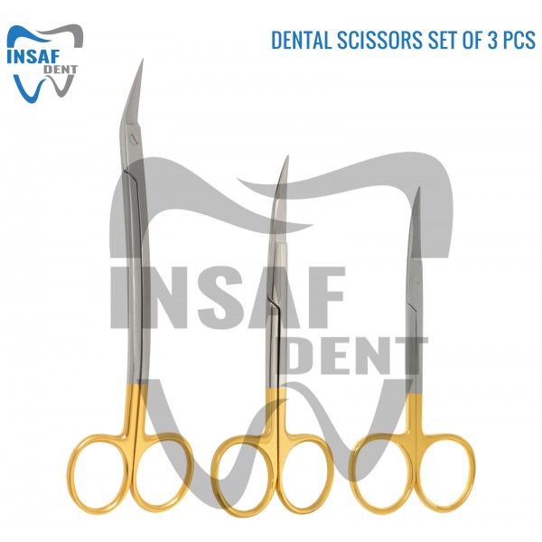 Dental scissors Set of 3 Pcs