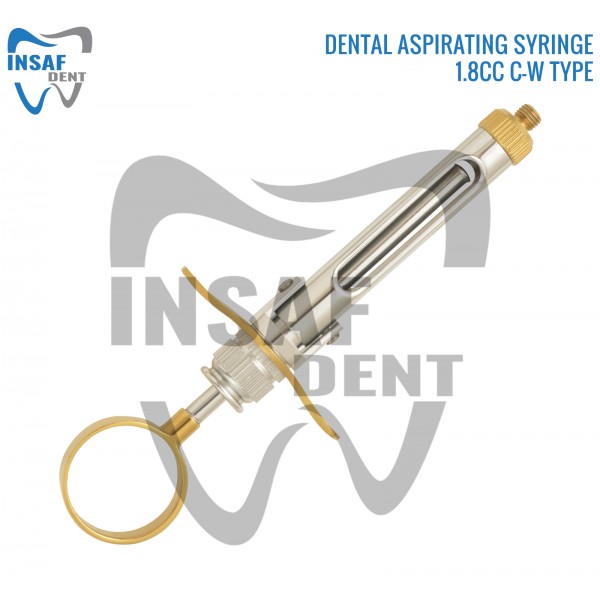 Dental Aspirating Syringe 1.8cc C-W Type