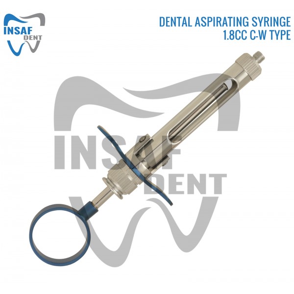 Dental Aspirating Syringe 1.8cc C-W Type